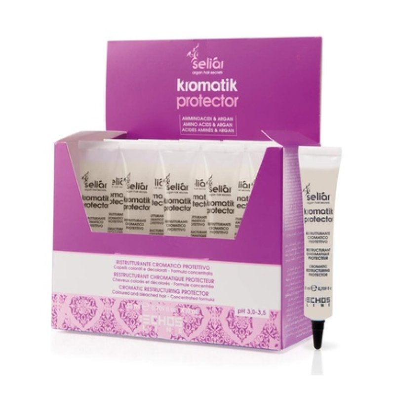 Echosline Seliar Kromatik Protector Restructuring Bottle for Colored and Treated Hair 21 x 10ml
