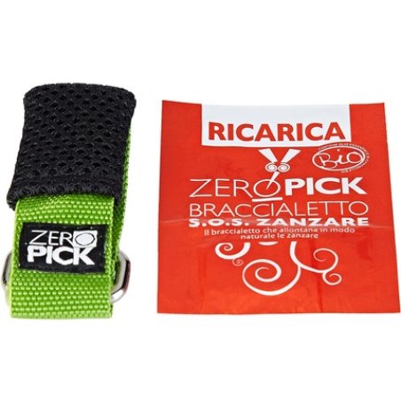 Zeropick Anti-Mosquito Bracelet S Green Citronella Bio 1 Unit 500g