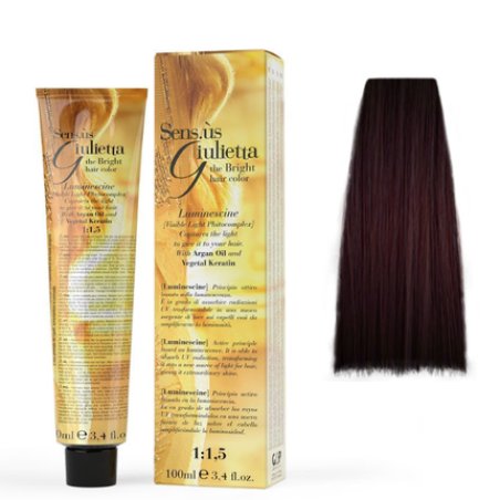 Sensus Giulietta 5.36 Light Golden Brown Mahogany / Brown Hair Color