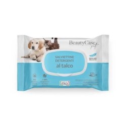 Beauty Case 40 Dogs & Cats Talc Cleansing Wipes