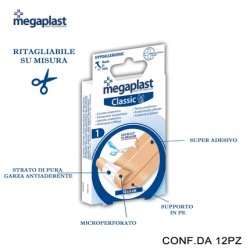 Megaplast Classic Ml 1 Strip 50x6cm Pe Pack.1 12pcs