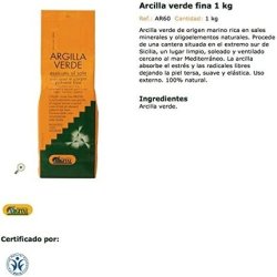 Argital Green Clay 1kg - Fine