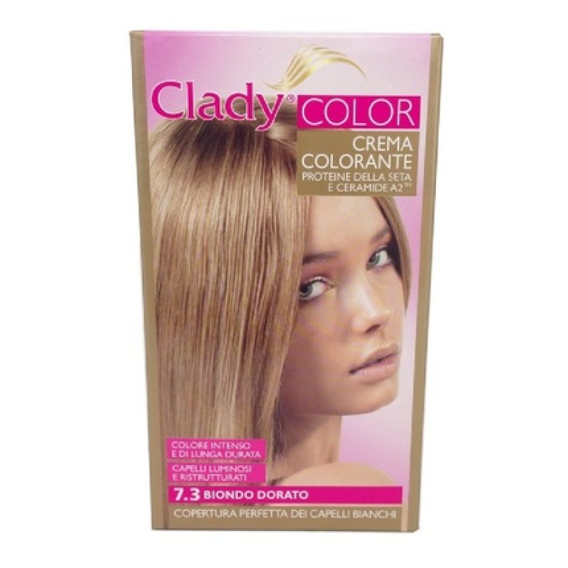 Clady Hair Color Cream Dye 1pc 7.3 Golden Blonde