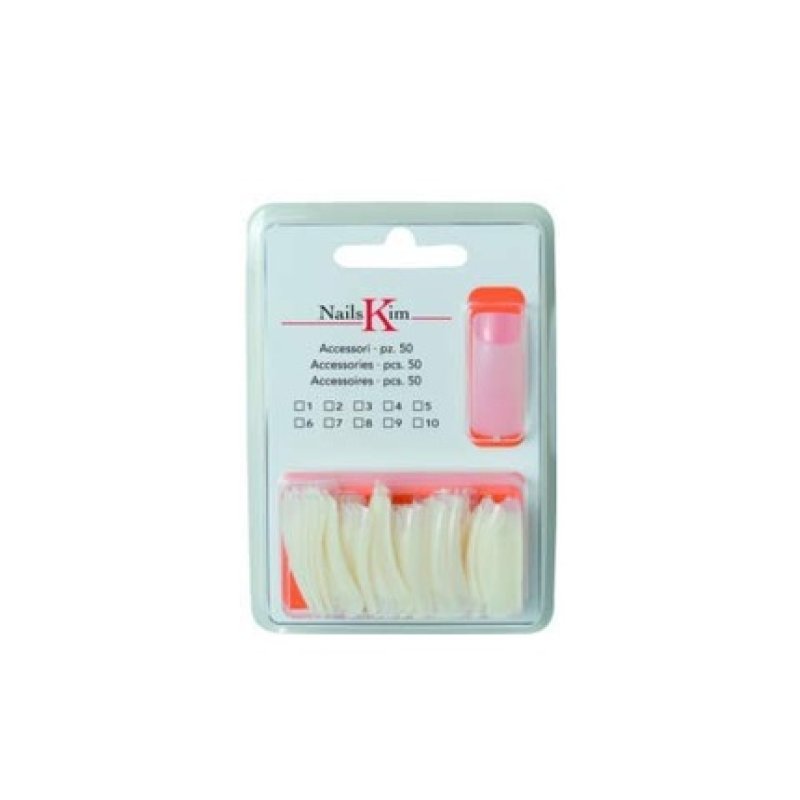 Box of 50 Square Natural Lace with Long Strip 10 Sizes