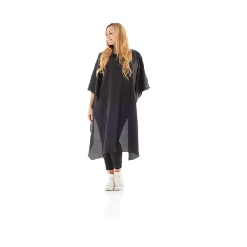 Shiny Black Cutting Cape