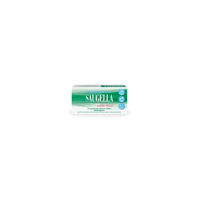 Meda Pharma Saugella Cotton Touch Normal Internal Absorbents - 16 Pieces