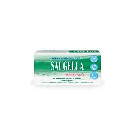 Meda Pharma Saugella Cotton Touch Normal Internal Absorbents - 16 Pieces
