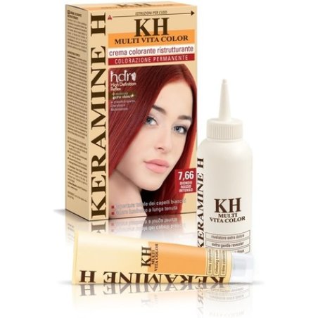 Keramine H Restructuring Coloring Cream Intense Red Blonde