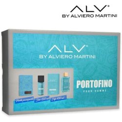 Alviero Martini 2024 Alviero M. Portofino Eau De Parfum 100 Ml Deodorant Spray 150 Ml Passport Holder