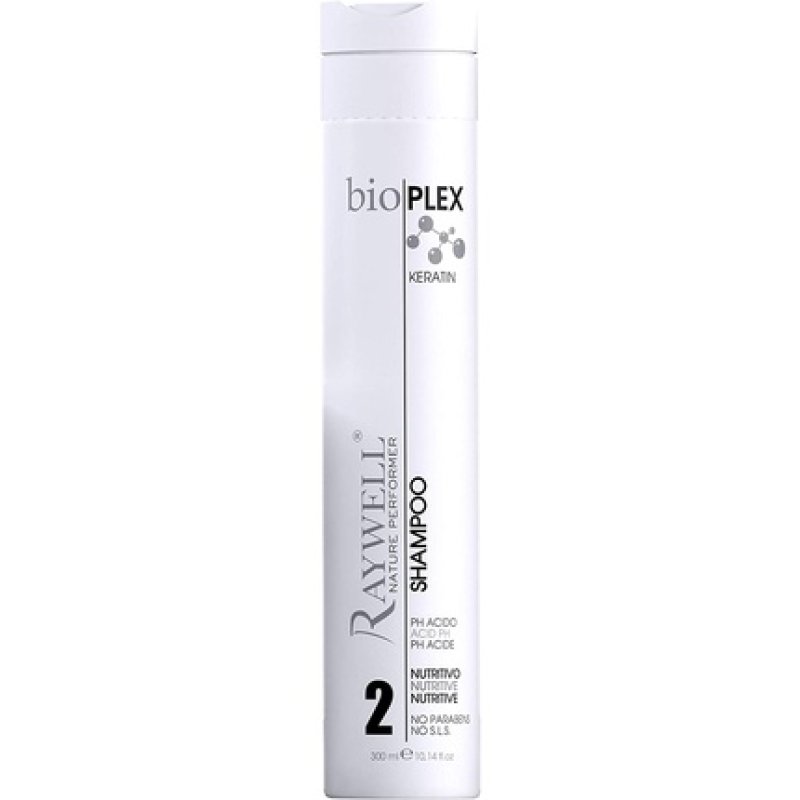 Raywell Bioplex Keratin Nutritive Shampoo Softens Hair and Adds Shine 300ml