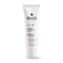 Rilastil Difesa DS Soothing Anti-Squame Gel for Face and Scalp with Biotic Pre and Post Rebalancing, 30ml
