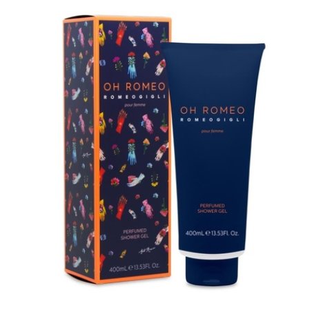 ROMEO GIGLI Gel Doccia Donna 400 ml with Amber and Woody Fragrance and Soft, Sensory Texture Made in Italy