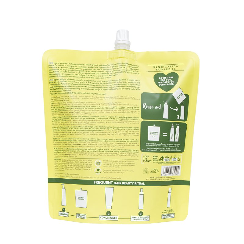 Alama Frequent Shampoo Hair Shampoo Refill 1000ml