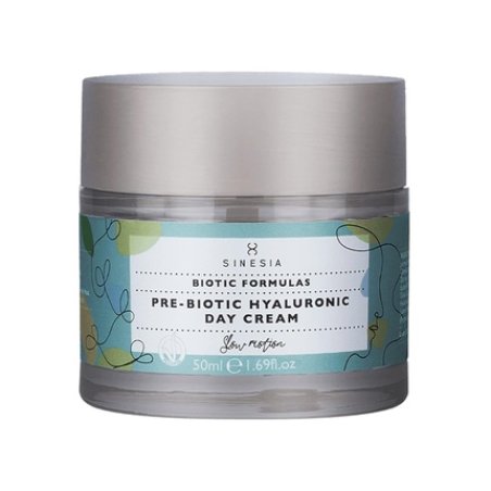 Pre-biotic Hyaluronic Day Cream 1.7 oz Vegan Daily Moisturizer with SPF Antioxidant Hyaluronic Acid for Sensitive Skin