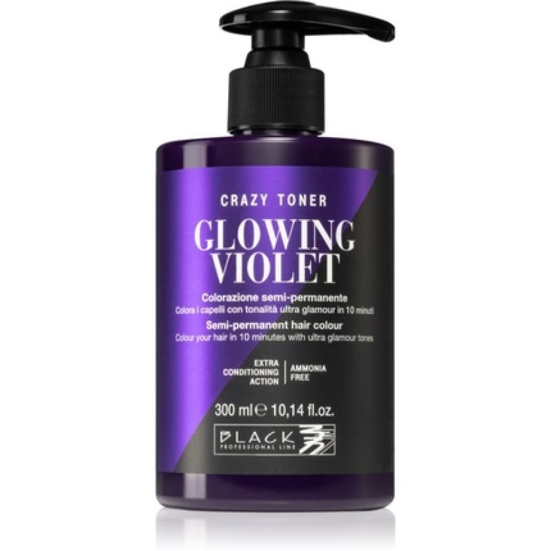 Professional Line Crazy Toner Glowing Violet Hair Color - 300 ml