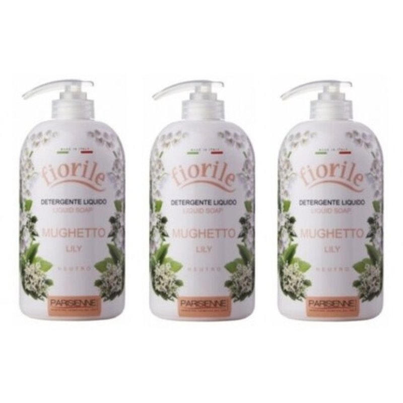 Parisienne Fiorile Liquid Soap for Hands and Body Neutro with Lily of the Valley - 500ml