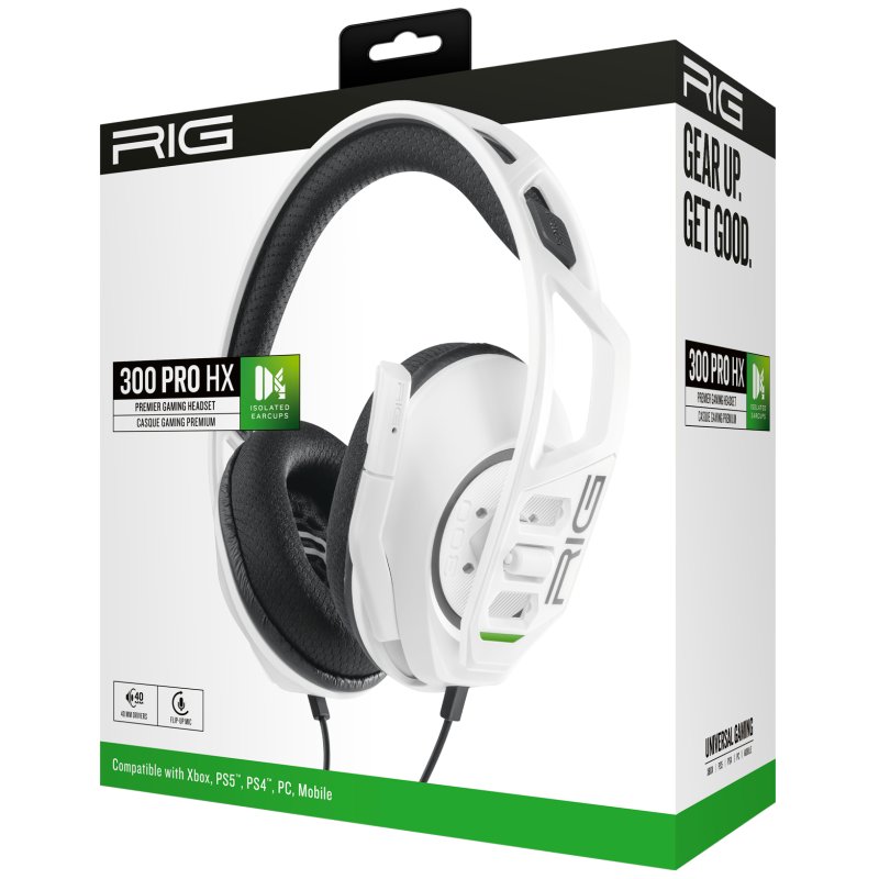 Nacon - Rig Headphones 300 Pro HX - White