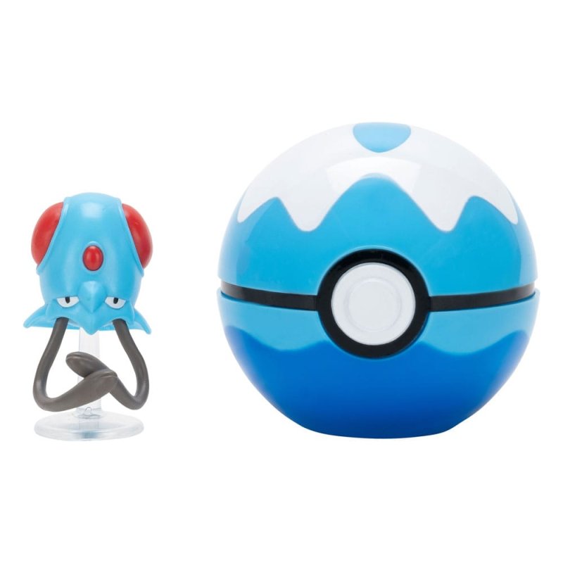 Pokemon - Clip N Go - Tentacool With Dive Ball (PKW4152)
