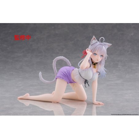 Alya Sometimes Hides Her Feelings in Russian statuette PVC Desktop Cute Figure Alya Cat Ear Roomwear Ver. 13 cm