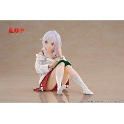 Wandering Witch: The Journey of Elaina statuette PVC Desktop Cute Figure Elaina Casual Clothes Ver. Renewal 13 cm