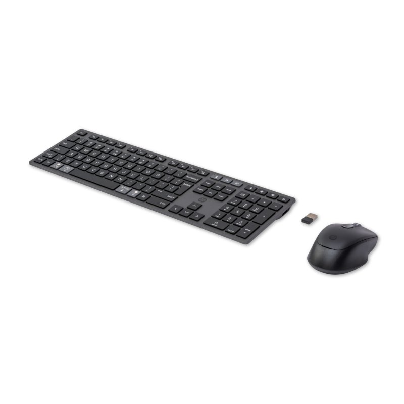 HP 720 Multi-Device Rechargeable Wireless Keyboard and Mouse Combo