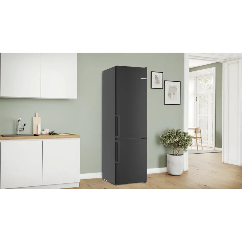 Bosch KGN39VXAU réfrigérateur-congélateur Pose libre 363 L A Noir