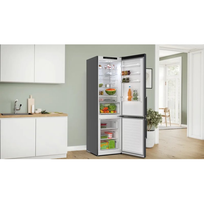 Bosch KGN39VXAU fridge-freezer Freestanding 363 L A Black