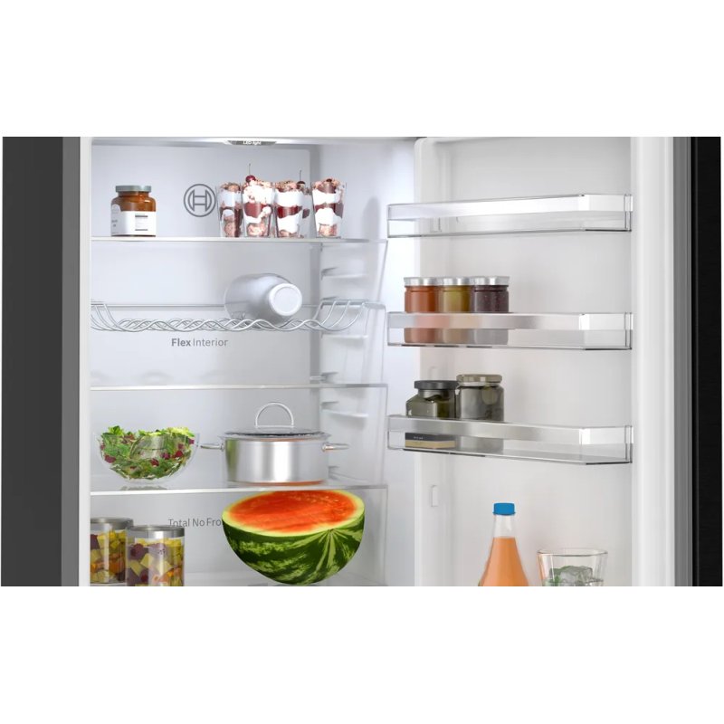 Bosch KGN39VXAU fridge-freezer Freestanding 363 L A Black