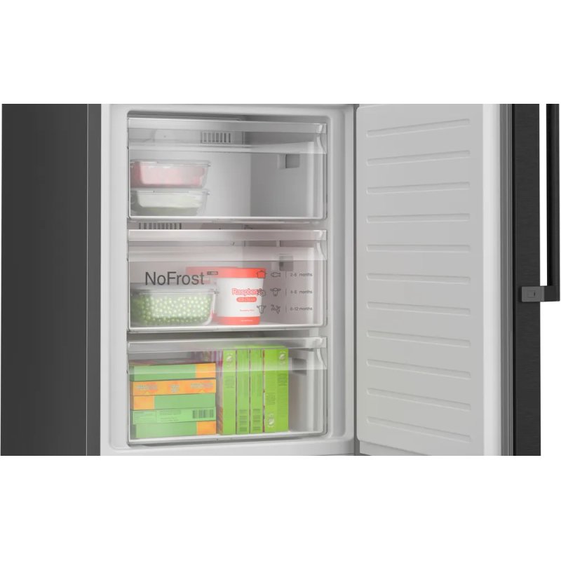 Bosch KGN39VXAU fridge-freezer Freestanding 363 L A Black
