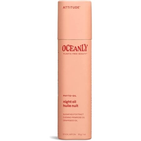 ATTITUDE Oceanly Night Oil Stick EWG Verified Plant and Mineral-Based Ingredients Vegan Skin Care Products PHYTO OIL