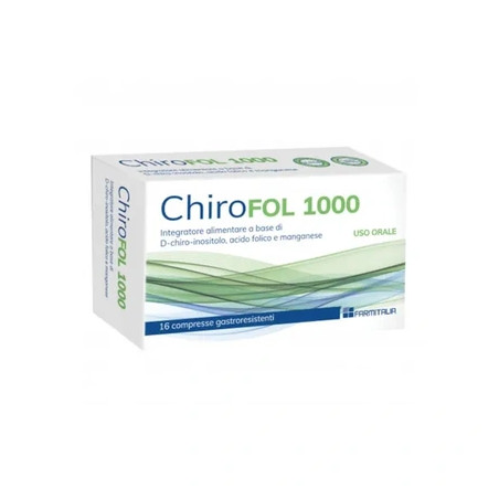 Farmitalia Chirofol 1000 Mg 16 Tablets