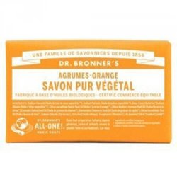 Dr Bronner's Citrus Orange Bar Soap 140g