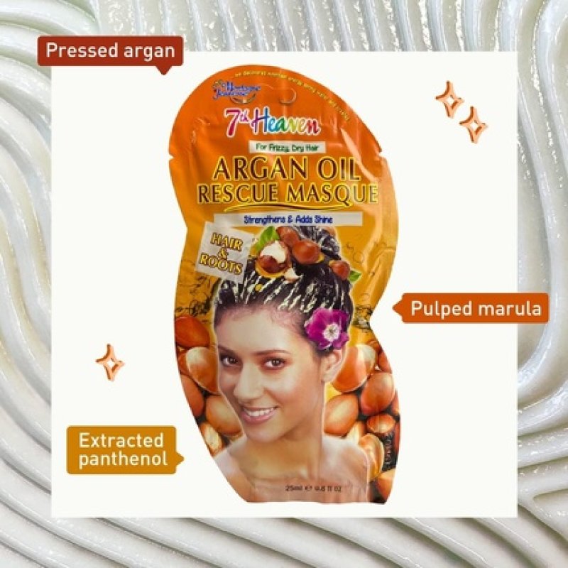 7th Heaven Argan Oil Rescue Hair Masque 25ml