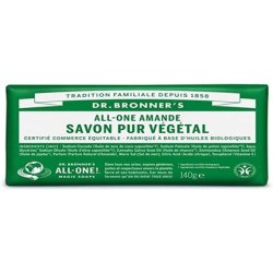 Dr Bronner's Almond Pure Castile Bar Soap 140g