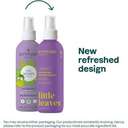 Attitude Rinse-Free Hair Detangler Spray for Kids EWG Verified Leave-In