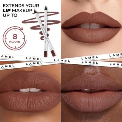 Matte Gel Lip Liner Pencil - Weightless & Creamy Texture - Sharpenable Longwear