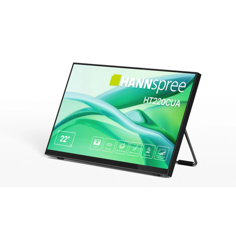 Hannspree HT220CUA computer monitor 54.5 cm (21.4") 1920 x 1080 pixels Full HD LED Touchscreen Black