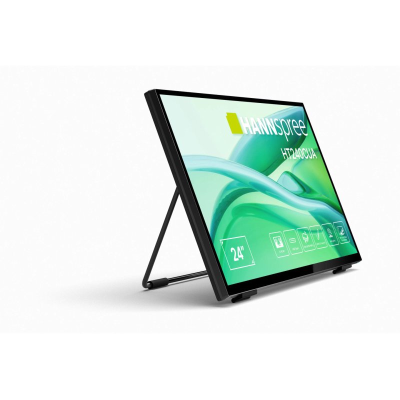 Hannspree HT240CUA computer monitor 60.5 cm (23.8") 1920 x 1080 pixels Full HD LED Touchscreen Black