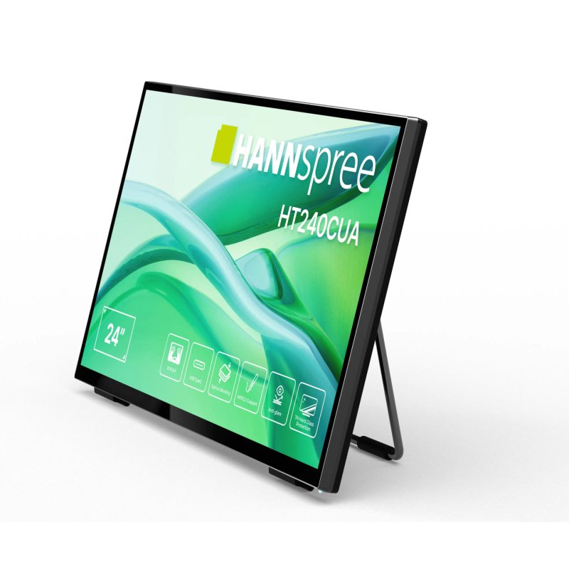 Hannspree HT240CUA computer monitor 60.5 cm (23.8") 1920 x 1080 pixels Full HD LED Touchscreen Black