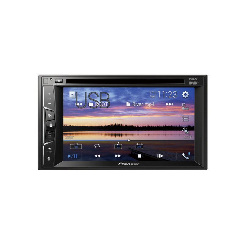 Pioneer AVH-A3200DAB car media receiver Black Bluetooth