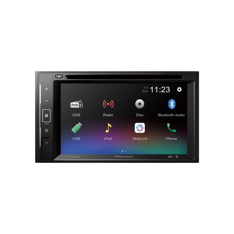 Pioneer AVH-A240DAB Noir 200 W Bluetooth