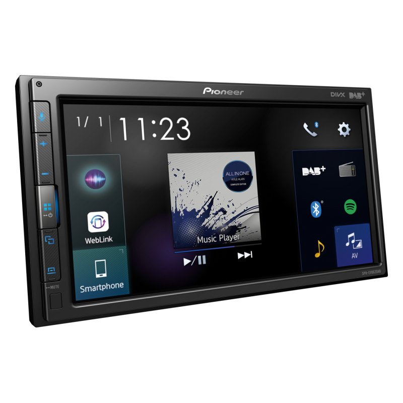 Pioneer SPH-EVO62DAB car media receiver Black Bluetooth