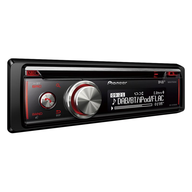 Pioneer DEH-X8700DAB car media receiver Black Bluetooth