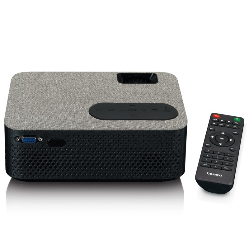 Lenco LPJ-700BKGY Standard throw projector LED 1080p (1920x1080) Black