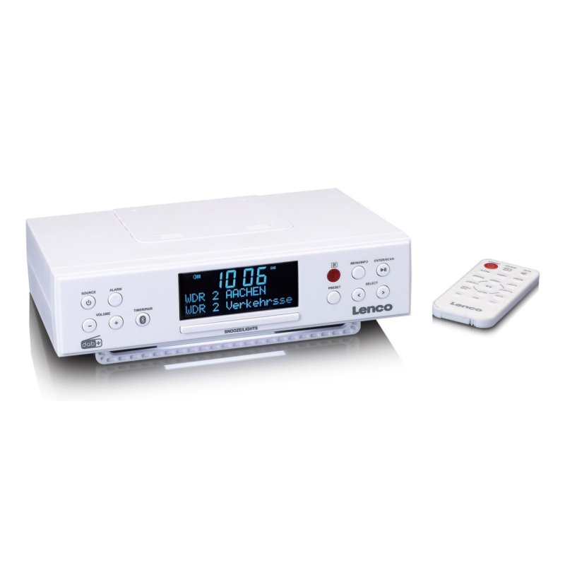 Lenco KCR-190 Kitchen Analog & digital White