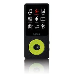 Lenco Xemio-860GN Lecteur MP3 8 Go Noir, Citron vert