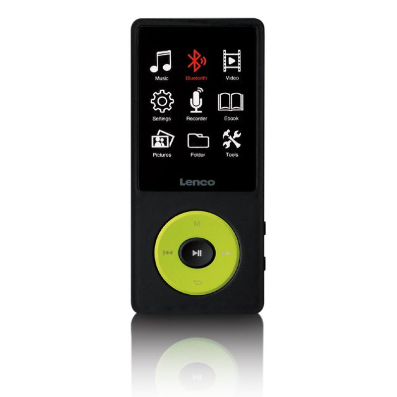 Lenco Xemio-860GN MP3 player 8 GB Black, Lime