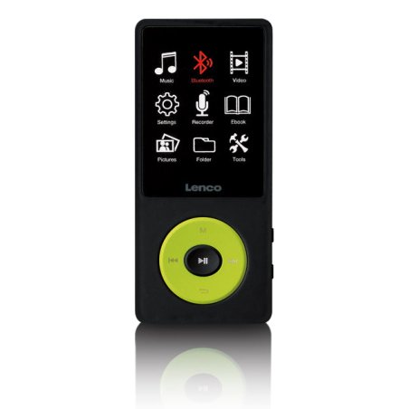 Lenco Xemio-860GN MP3 player 8 GB Black, Lime