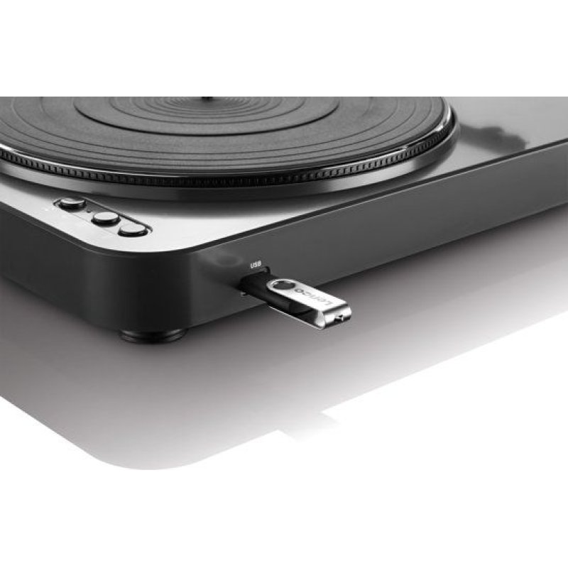 Lenco LBT-120BK audio turntable Belt-drive audio turntable Black Semi Automatic
