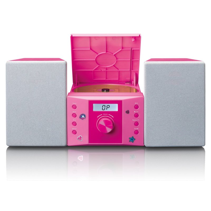Lenco MC-013PK portable stereo system Digital 4 W FM Pink MP3 playback